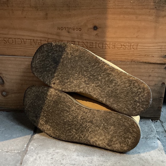 WILDBUNCH beige suede Wally shoes, size 11 *as is - Picture 9 of 15